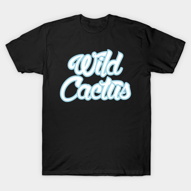 Wild Cactus white logo T-Shirt by WildCactus